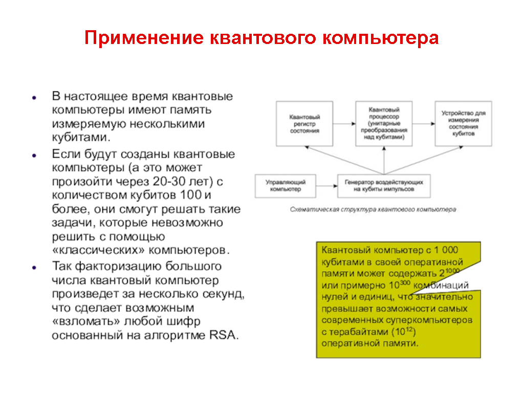 Квантовый компьютер это
